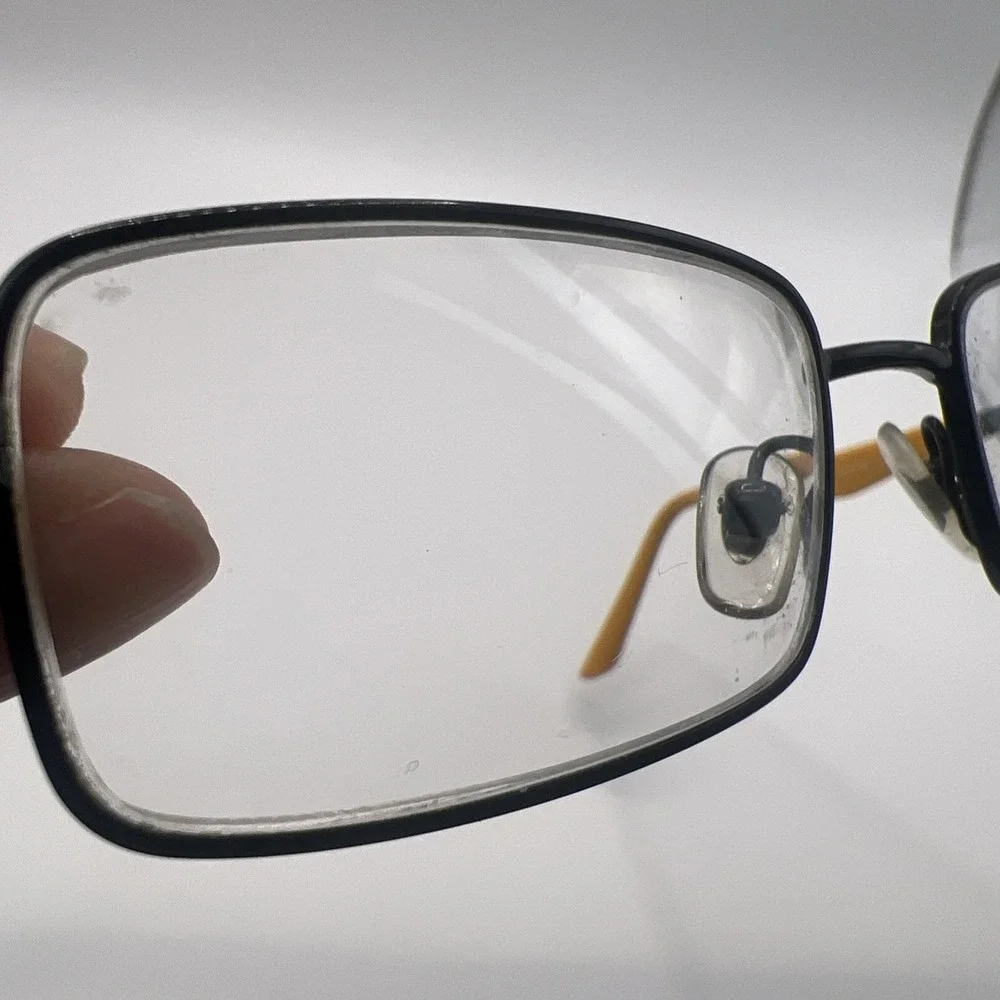 Ray-Ban Kids RB1033 4005 Black/Orange Rectangle Eyeglass Frames Only 47-16-125